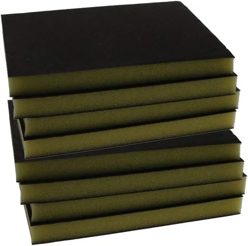 Miniatura 34 de Utoolmart 12 bloques de lijado de esponja de lijado, grano 180 húmedo, seco, lavable y reutilizable, esponja de papel de lija para muebles de 12