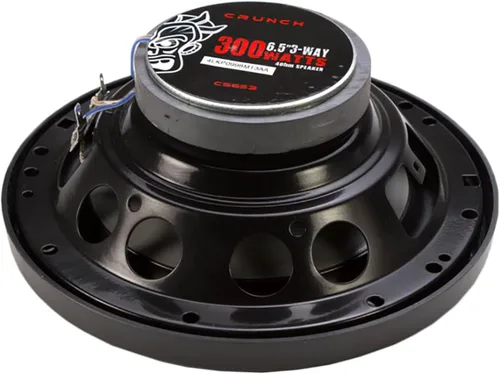 Miniatura 9 de Crunch 1 par de altavoces de rango completo de 6.5 pulgadas, juego de altavoces coaxiales de la serie CS con potencia máxima de 300 W y diseño de 3