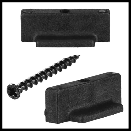 Miniatura 4 de Sujetadores ocultos, clips de nailon para fijación de cubierta, sujetadores de cubierta compuestos con tornillos de cubierta de metal para tablas