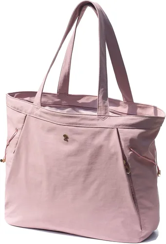 Miniatura 9 de ESVAN Bolsa de yoga para mujer, bolsas de hombro con cordón para oficina, entrenamiento, viajes, transporte, pilates, gimnasio y playa Púrpura