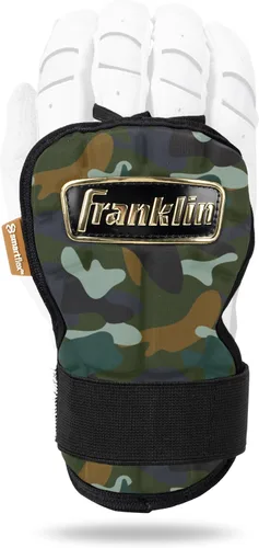 Miniatura 12 de Franklin Sports Guantes Protectores de Mano y Muñeca para Béisbol - Serie PRT LG, Protector para Adultos para Batear - Escudo Protector para Real