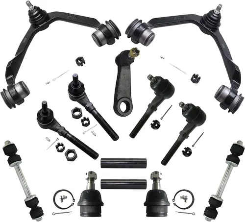 Miniatura 45 de Detroit Axle - Kit de suspensión delantera de 12 piezas para Mercury Grand Marquis Ford Crown Victoria Town Car 2003-2011, 2 brazos de control