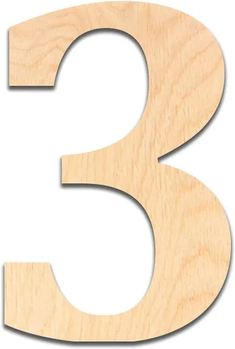 Miniatura 46 de Ampersand - Letras de madera de 6 pulgadas de alto, abedul báltico de 1/4 de pulgada de grosor, decoración de bricolaje pintable, letreros