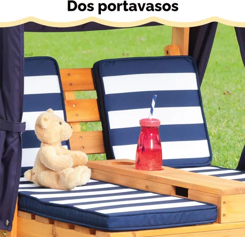 Miniatura 7 de KidKraft al aire última intervensión doble chaise lounge, talla única