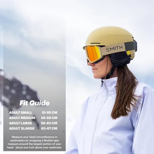 Miniatura 5 de Smith Holt Casco para adultos para todas las estaciones, protección ligera para esquí, patinaje, snowboard y deportes de nieve - para hombres