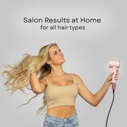 Miniatura 6 de Secador de pelo iónico con difusor para cabello rizado, silencioso y profesional de secado rápido para cabello grueso con 2 accesorios magnéticos
