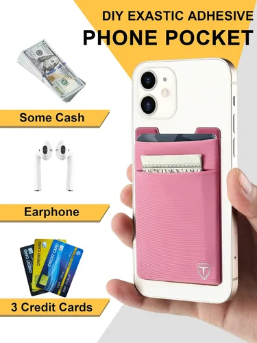 Miniatura 4 de Cartera desplegable para hombre, H, rosa, Moderno