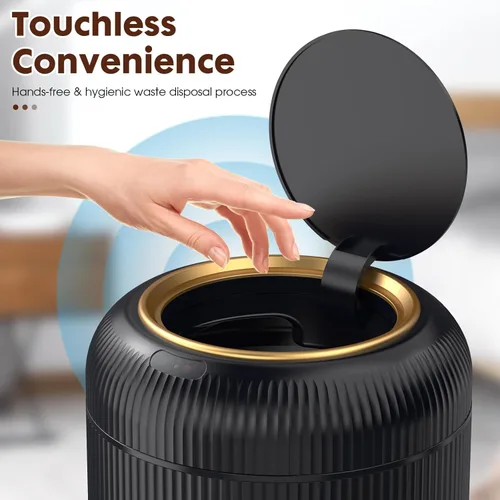 Miniatura 3 de Procade - Basurero automático sin contacto para baño, cubo de basura con sensor de movimiento, basurero inteligente de 3 galones / 11 L para oficina