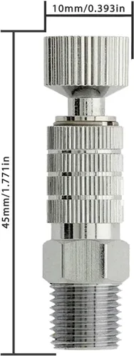 Miniatura 2 de Kit adaptador de acoplador de desconexión de liberación rápida para aerógrafo con 4 accesorios hembra adicionales y kit de 5 juntas tóricas