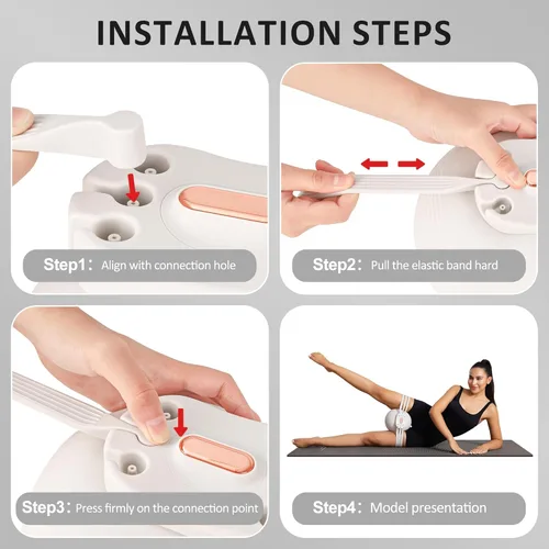 Miniatura 6 de Maestro de muslos y entrenador de suelo pélvico para mujeres, entrenador de cadera Kegel ejercitador – Fortalece los músculos del suelo pélvico, Gris