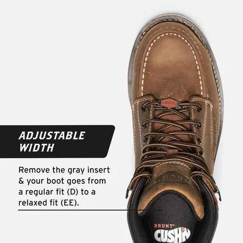 Miniatura 5 de BRUNT Marin Welted (Soft Toe) - 6" Waterproof Moc Toe Wedge Work Boot - Goodyear Welt Construction - EH & ESR Rated - Oil & Slip Resistant