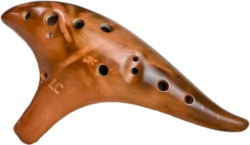 Miniatura 2 de RUOSWTE Ocarina, 12 hoyos Alto C, instrumento de juego profesional, instrumento de viento con tutorial de partituras y cordón, para niños y adultos