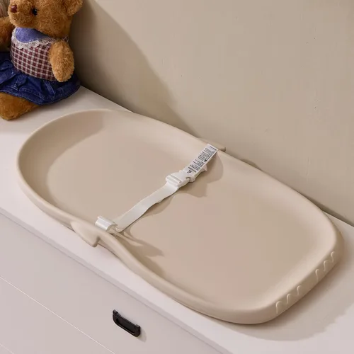 Luxury Little Cambiador de bebé portátil de EVA impermeable para cambios de pañales, vestirse, masaje de bebé y aplicación de humectante, suave y