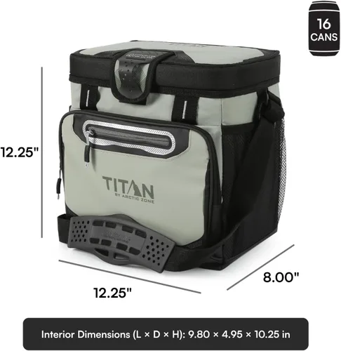 Miniatura 7 de Titan by Arctic Zone Deep Freeze Cooler - Enfriador de cuerpo duro sin cremallera, aislamiento de congelación profunda, forro de cuerpo duro