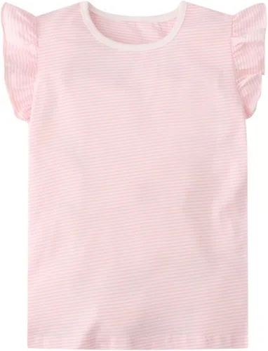 Miniatura 4 de ALI SEA Camisetas de verano para niñas, de algodón, manga corta, cuello redondo, 3 paquetes, 2-7 años