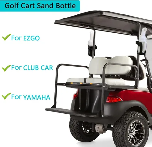 Miniatura 6 de 10L0L Botella de arena para carrito de golf 2024 para Yamaha EZGO Club Car con diseño de mano de agarre, conjunto de botella de arena con soporte a