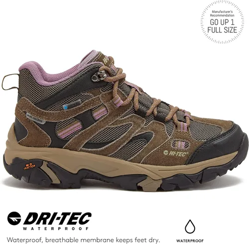 Miniatura 2 de HI-TEC Apex Lite Mid WP Botas de senderismo impermeables para mujer, ligeras, para exteriores y senderos
