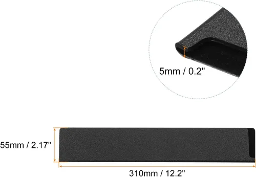 Miniatura 2 de uxcell Protectores de bordes para cuchillos de 12.2 x 2.2 pulgadas, fundas de plástico ABS para cuchillos, funda protectora universal para cuchillos