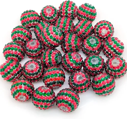 Miniatura 12 de Cuentas de diamantes de imitación de colores de 0.78 pulgadas, 0.63 pulgadas, 0.55 pulgadas, 0.394 pulgadas, 0.394 pulgadas, 0.394 pulgadas, 0.394