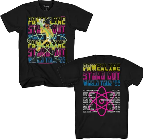 Disney Goofy Movie Powerline Legit Stand Out Tour - Camiseta para adulto
