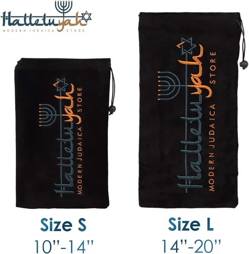 Miniatura 4 de HalleluYAH Shofar - Bolsa de transporte para cuerno de carnero, tamaño grande