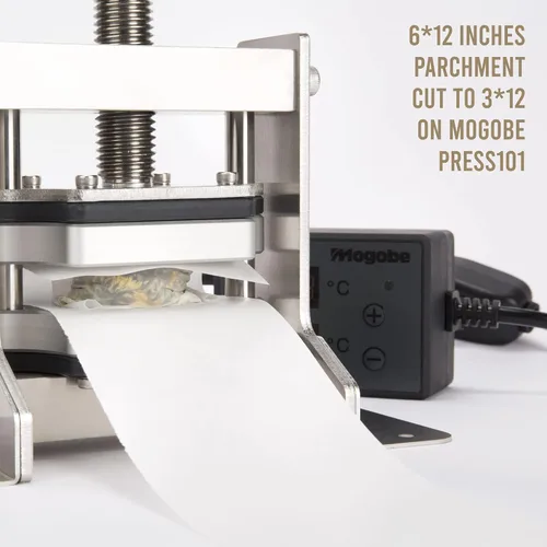 Miniatura 3 de Papel de pergamino de 6 x 12 pulgadas, revestimiento de 2 caras, apto para prensa de calor y raspadores, 100 hojas, de Mogobe