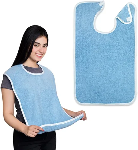 Miniatura 24 de Avalon Towels Adult Bibs for Women 100% Cotton Bib for Adults for Eating - Terry Cloth Adult Bibs for Men Clothing Protectors