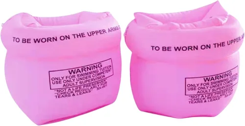 Paquete de 2 a 4 flotadores de brazo para niños y adultos, flotadores de piscina, anillo de natación inflable, mangas flotantes de PVC para niños 1