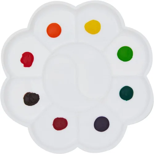 Miniatura 3 de Juego de pintura de lienzo de madera de 18 piezas de 8 x 8 pulgadas, 2 tableros de pintura de madera natural con 12 tubos de pintura acrílica, 3