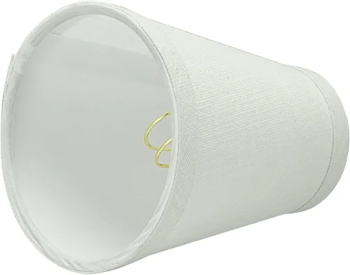 Miniatura 4 de Aspen Creative 32664-2B - Juego de lámparas de araña con clip con forma de imperio pequeño (paquete de 2), diseño de transición en blanco, 4