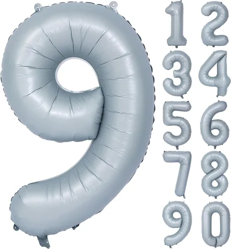Miniatura 88 de Globos de helio de 40 pulgadas con dígitos dorados para fiesta de cumpleaños., Número 0, 40 pulgadas, número 0 oro 7