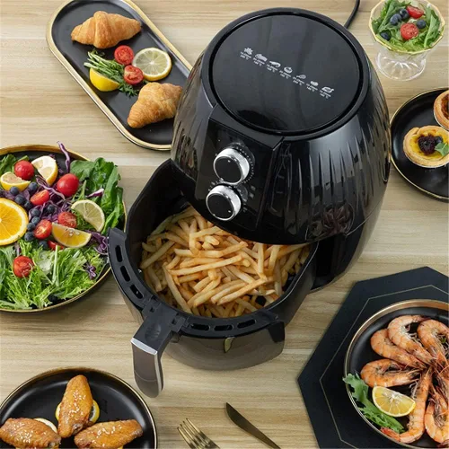 Miniatura 2 de Freidora de aire doméstica aceite-5.5L freidora automática de gran capacidad sin humos