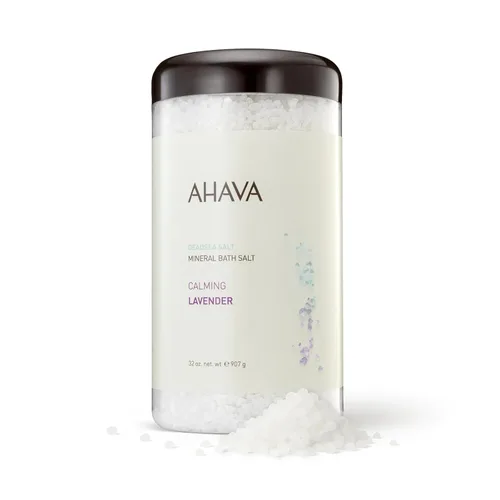 AHAVA Sal de baño mineral del mar muerto - Relajación intensa para cuerpo y mente, eleva la humedad, suaviza y alivia los músculos doloridos,