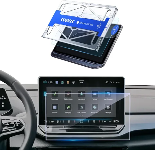 Miniatura 14 de CDEFG 2 protectores de pantalla para Volkswagen VW Tiguan 2025 2026 de 12.9 pulgadas para Volkswagen VW Tiguan 2025 2026, cubierta de pantalla Nano