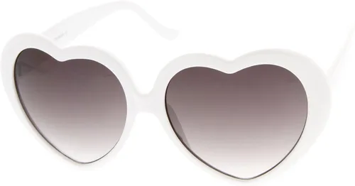 Miniatura 2 de Gafas de sol de gran tamaño con forma de corazón UV400 lindas gafas de moda para mujer 2047in