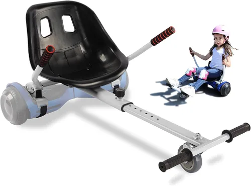 Miniatura 4 de Accesorio de asiento Hoverboard para scooter de equilibrio automático, kit de conversión de Go Kart con marco ajustable, accesorios para niños