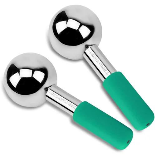 Miniatura 17 de Globos de hielo para faciales Rodillo de enfriamiento de acero irrompible Bastones criogénicos para rostro Masajeador para rostro, cuello