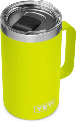 Miniatura 13 de YETI Rambler - Taza de acero inoxidable aislada al vacío con tapa MagSlider, 24 onzas Blanco