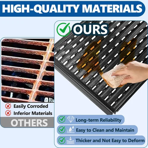 Miniatura 8 de 17 pulgadas Tru Rejillas de parrilla infrarroja para Charbroil 463371116 463370719 463370919 463335014 463344116 463335115 Parrilla Piezas