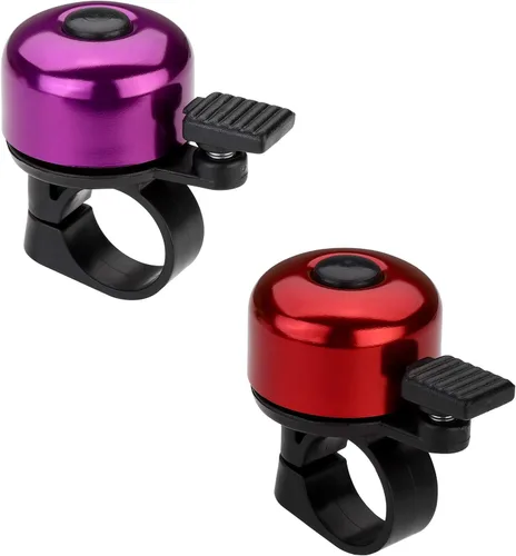 Miniatura 19 de Timbre de Bicicleta Timbre de Bicicleta Sonido Nítido para Adultos Niños Niños Niñas Rojo