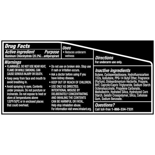 Miniatura 3 de Degree Ultra Clear - Desodorante antitranspirante en espray seco, negro/blanco fresco, 3.8 onzas