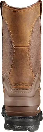 Miniatura 6 de Carhartt Wellington CMP1100 - Botas de trabajo de cuero para hombre de 11 pulgadas, impermeables, suaves, Bison Marrón aceitado bronceado