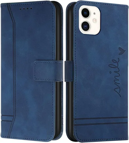 Miniatura 11 de Funda tipo cartera para iPhone 11 y iPhone 11 con tarjetero de piel, con función atril, protección completa magnética compatible con iPhone 11
