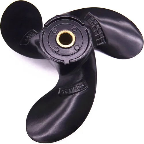 Miniatura 5 de SouthMarine 58110-97JA0-019 Hélice de aleación de aluminio para Suzuki 2.5hp DF2.5 motores fueraborda A520 7 3/8x5 3/8