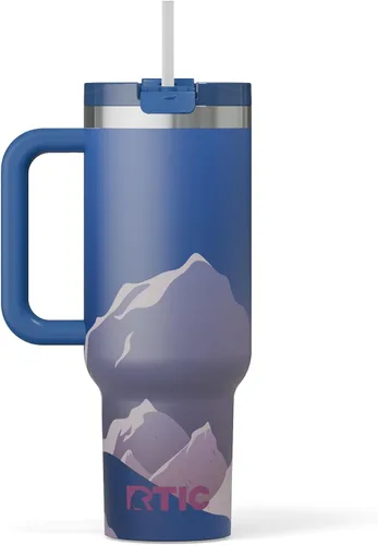 Miniatura 34 de RTIC Vaso Tumbler de Viaje por Carretera de 30 oz con Doble Pared Revestido de Cerámica Aislado Taza Portátil de Café de Viaje de Acero Inoxidable
