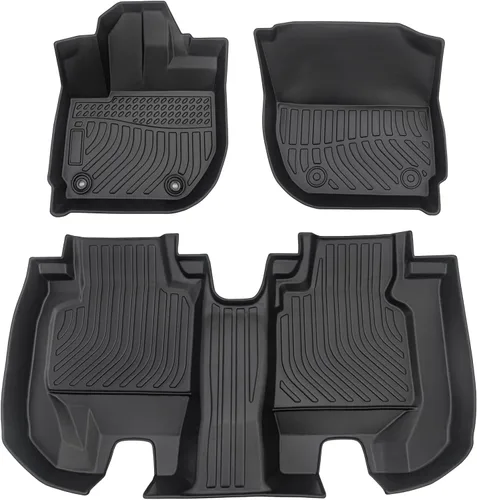 Miniatura 15 de Alfombrillas de Piso para Elantra N 2021-2023 (No Compatible con Híbrido 21-23) Protección para Todo Clima Goma TPE Personalizada para Piso Sin Olor