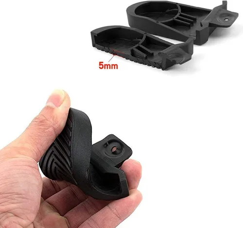 Miniatura 5 de Thinvik Juego de fundas de goma para tacos de bicicleta, tacos de bicicleta con fundas para tacos Shimano SPD-SL