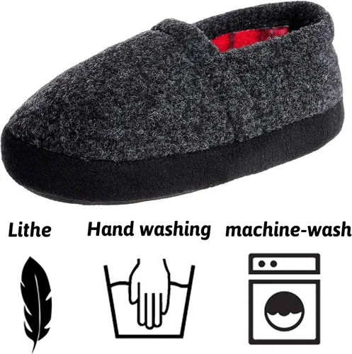 Miniatura 5 de MIXIN Pantuflas para niños pequeños y grandes, zapatos de casa para interiores y exteriores con suela antideslizante
