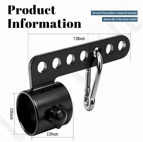 Miniatura 2 de Barra de sentadillas con cinturón para barra olímpica de 2 pulgadas, color negro, soporta 500 libras, accesorios para entrenamiento de gimnasio