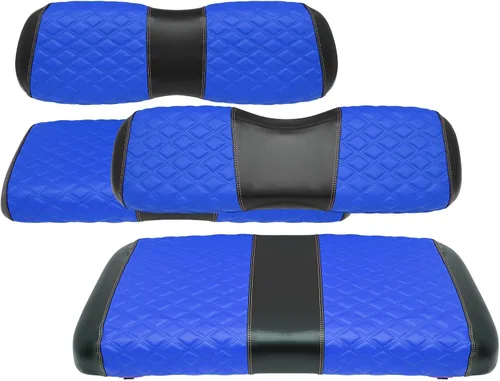 Miniatura 33 de Fundas de asiento de carrito de golf, delanteras y traseras, impermeables y resistentes al sol, de piel de vinilo de grado marino, accesorios